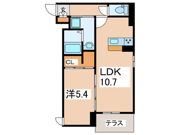 GRAND湘南　B棟の物件間取画像